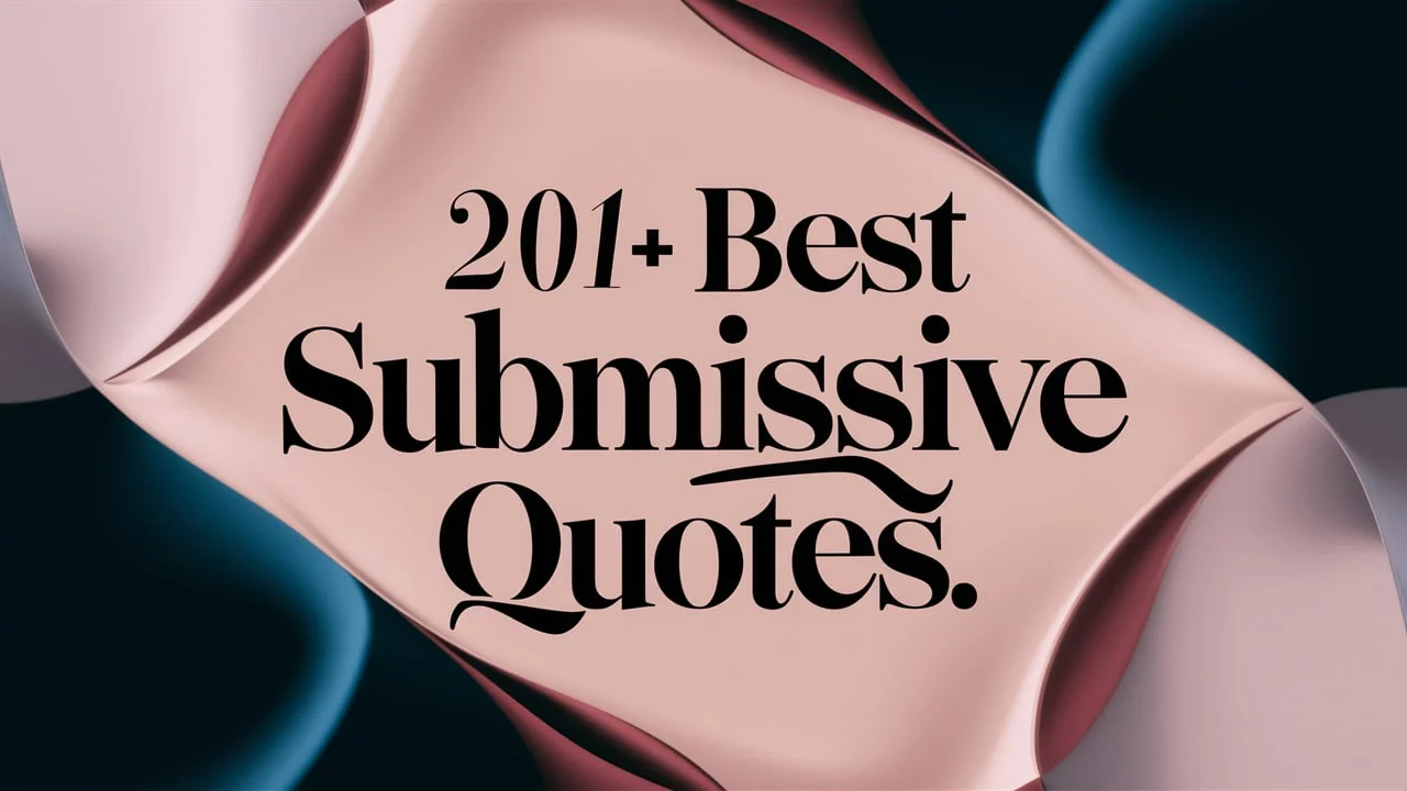 Best Submissive Quotes