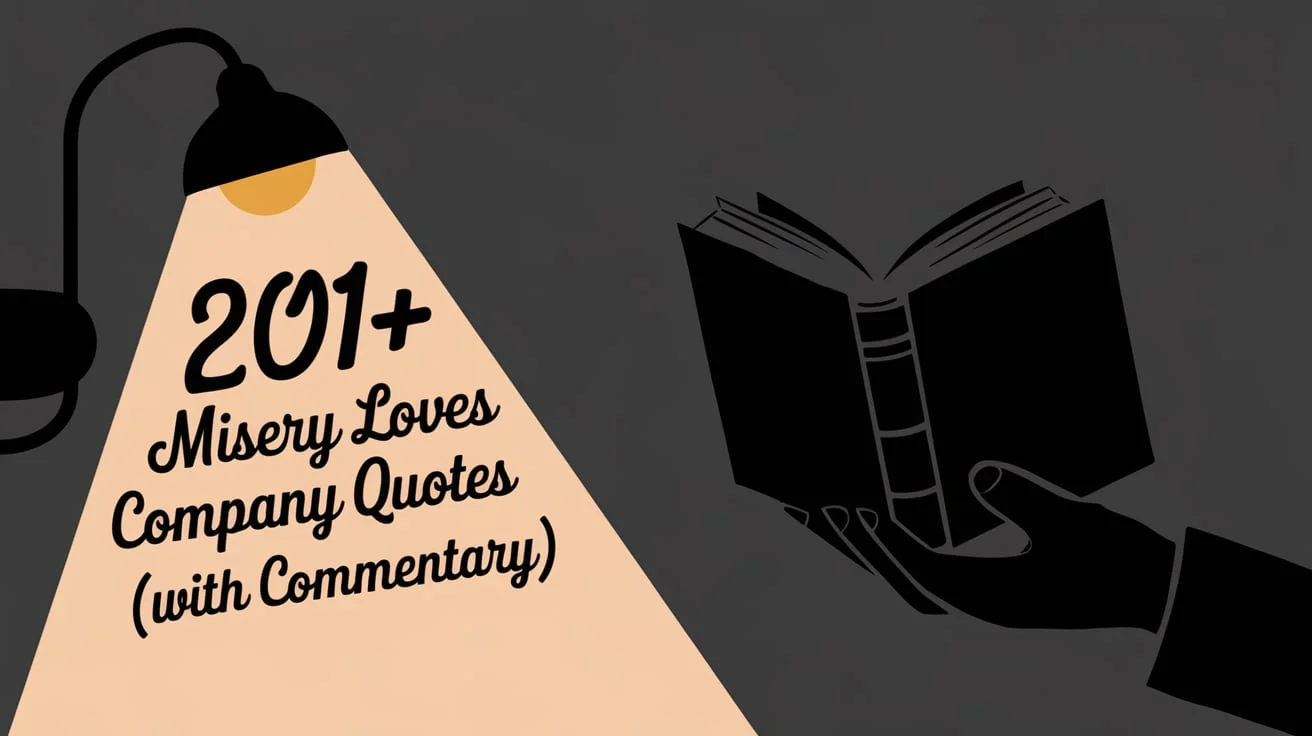 Best Misery Loves Company Quotes