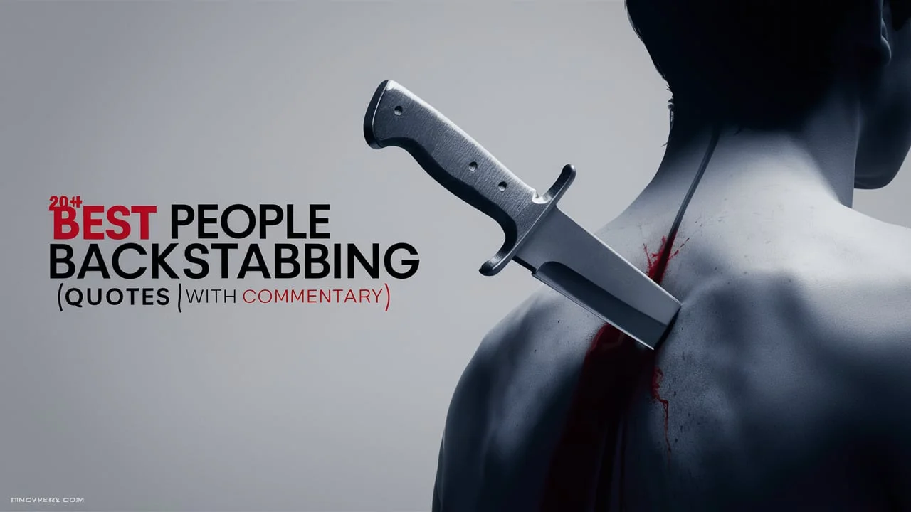 Best People Backstabbing Quotes