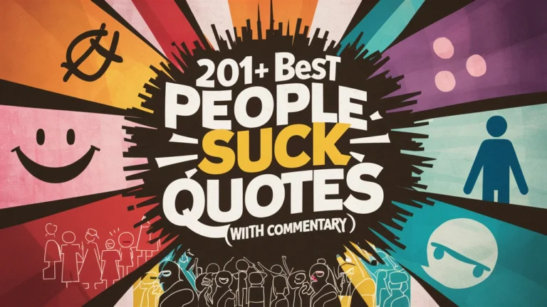 Best People Suck Quote