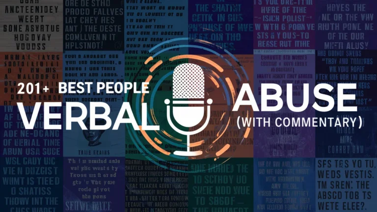 Best People Verbal Abuse Quotes