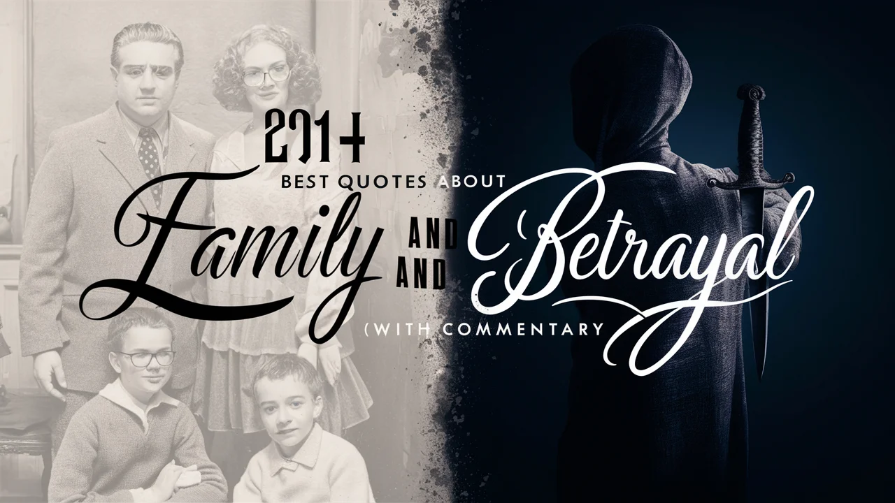 Best Quotes About Family and Betrayal