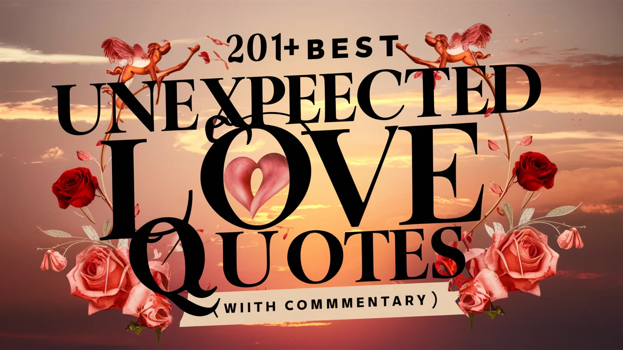 Best Unexpected Love Quotes