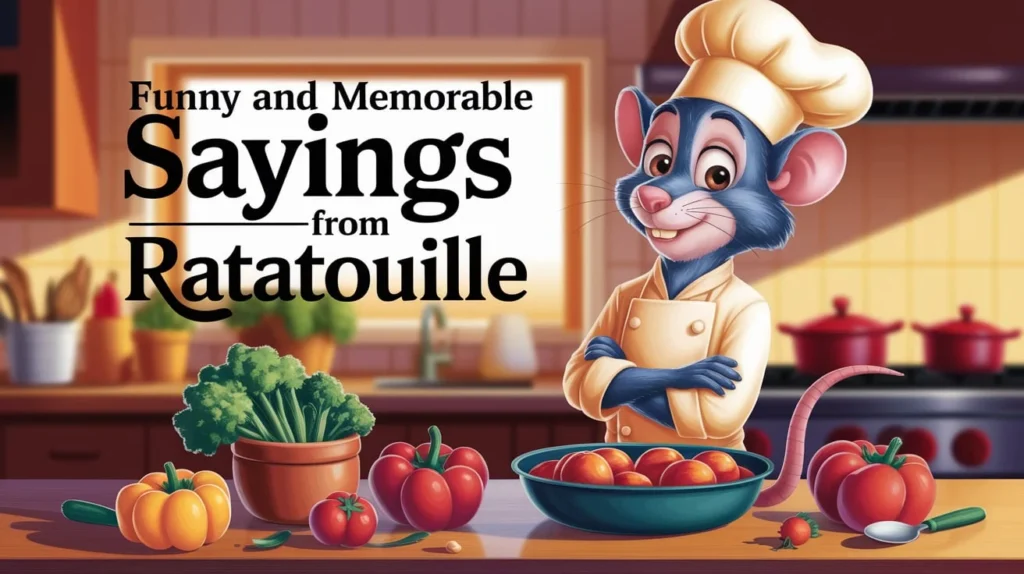 Funny and Memorable Sayings from Ratatouille