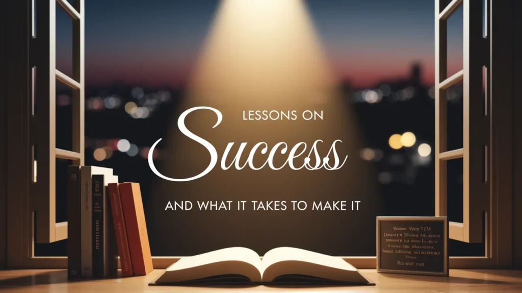 Lessons on Success and What It Takes to Make It