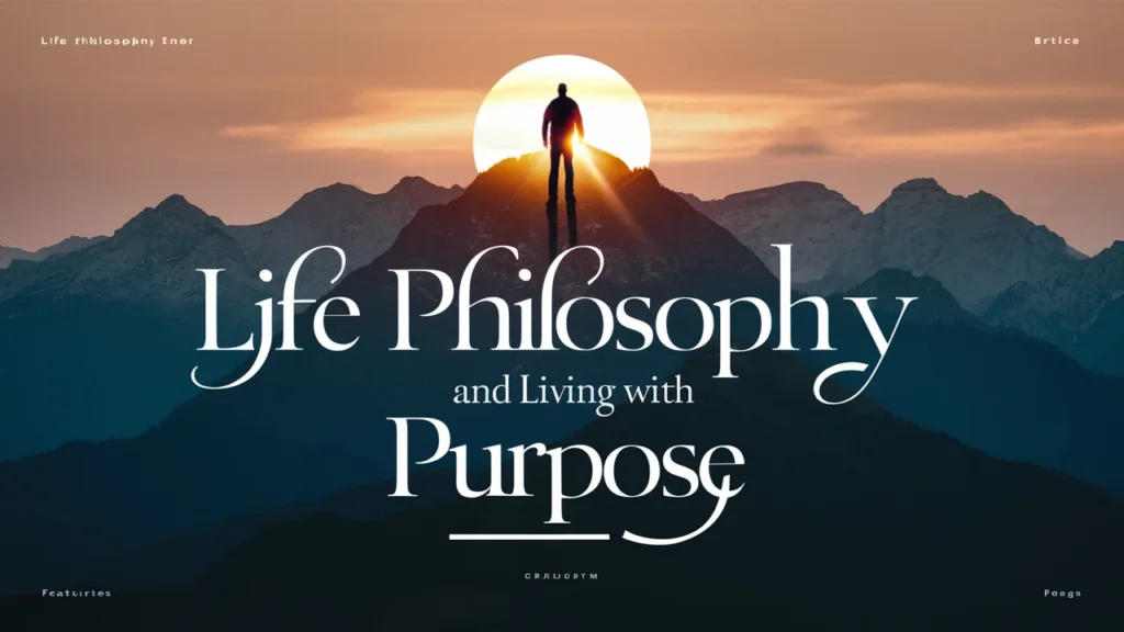 Life Philosophy and Living with Purpose