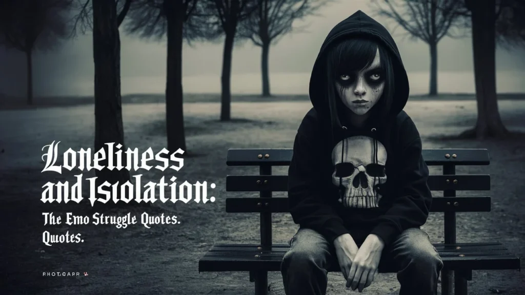 Loneliness and Isolation The Emo Struggle Quotes