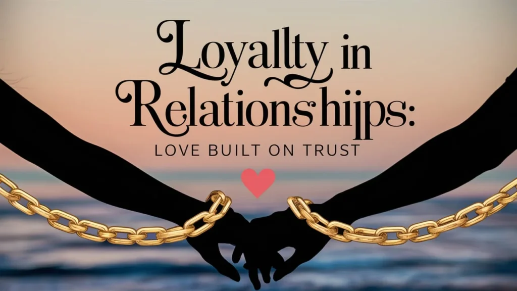 Loyalty in Relationships: Love Built on Trust