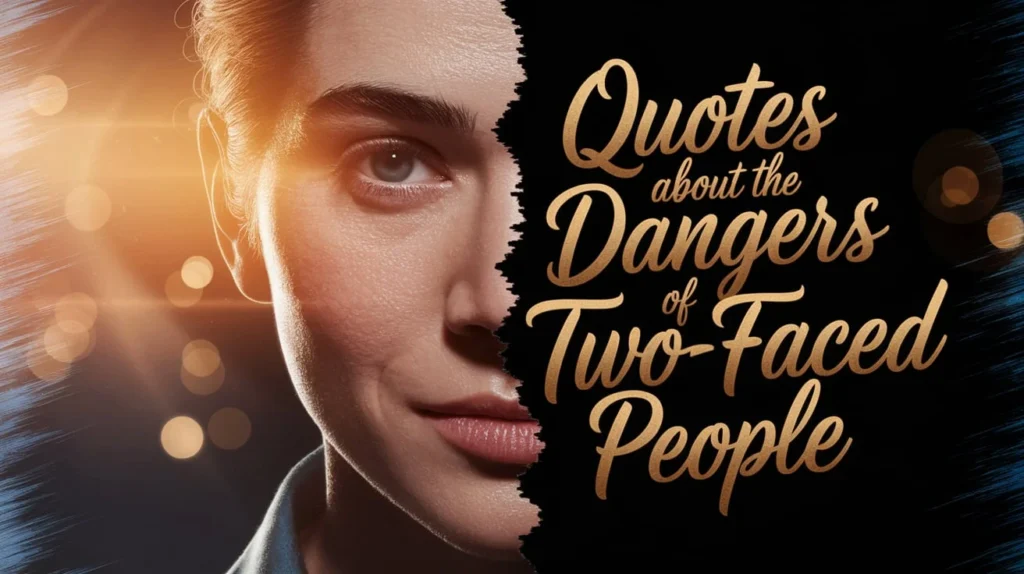 Quotes About the Dangers of Two-Faced People
