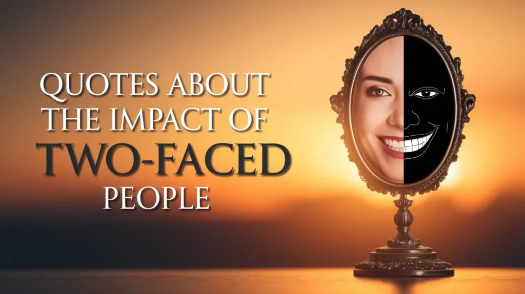 Quotes About the Impact of Two-Faced People