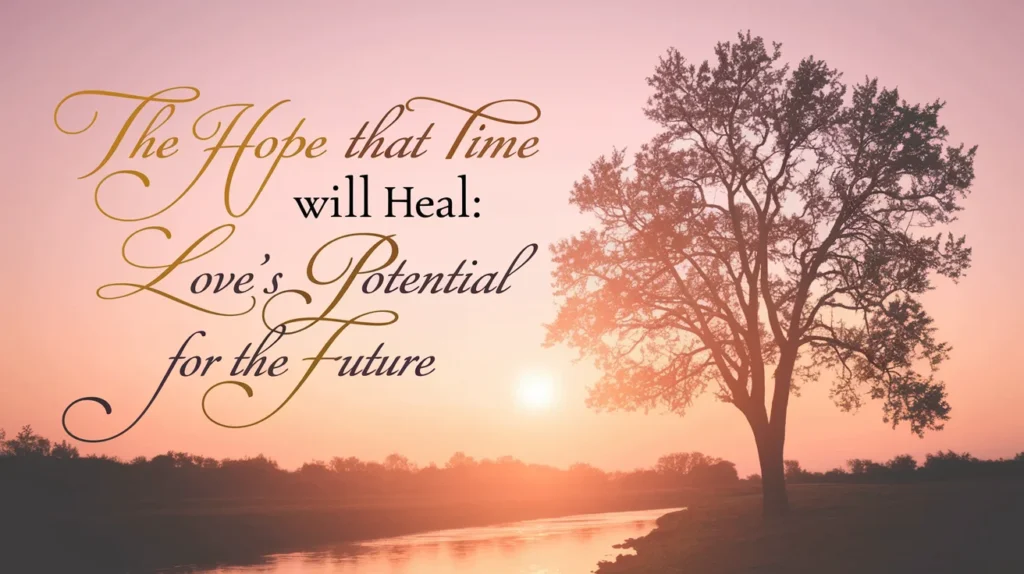 The Hope That Time Will Heal: Love's Potential for the Future