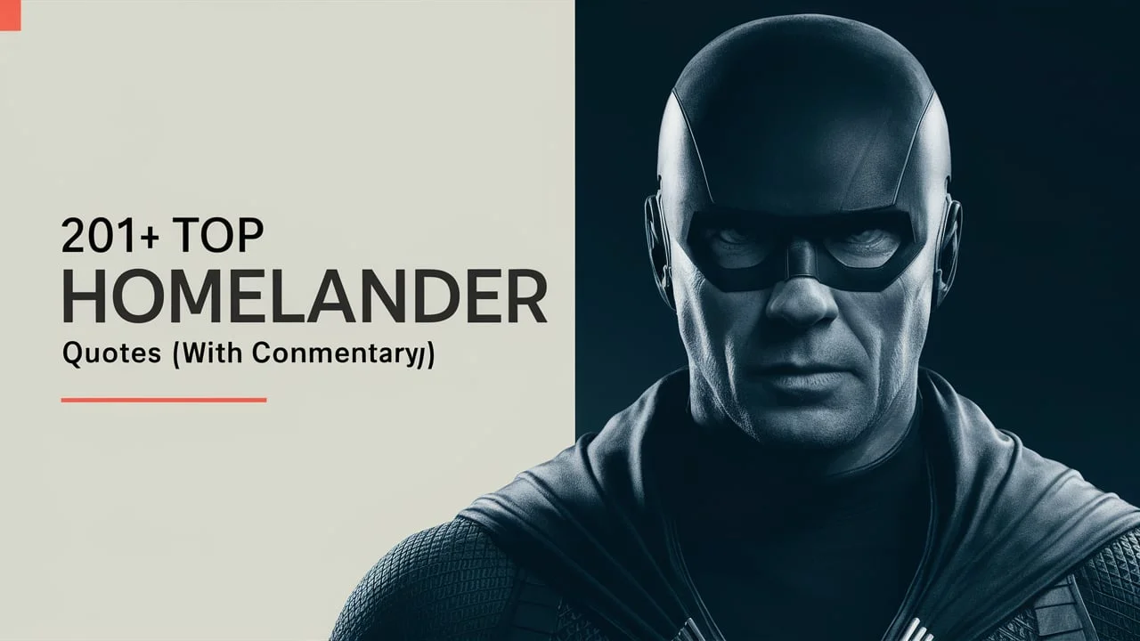 Top Homelander Quotes