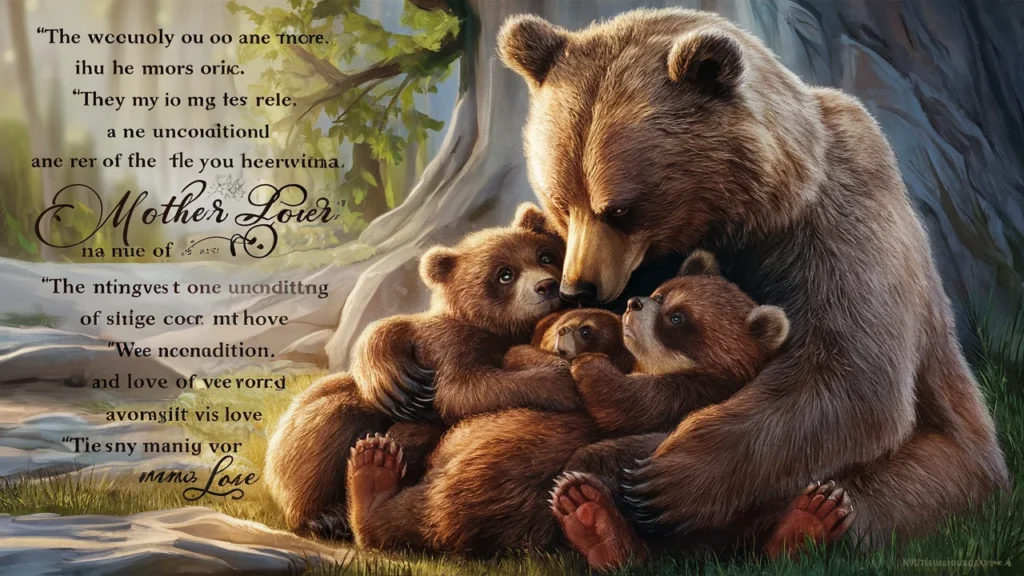 Unconditional Love: Quotes That Show a Mama Bear’s Boundless Affection