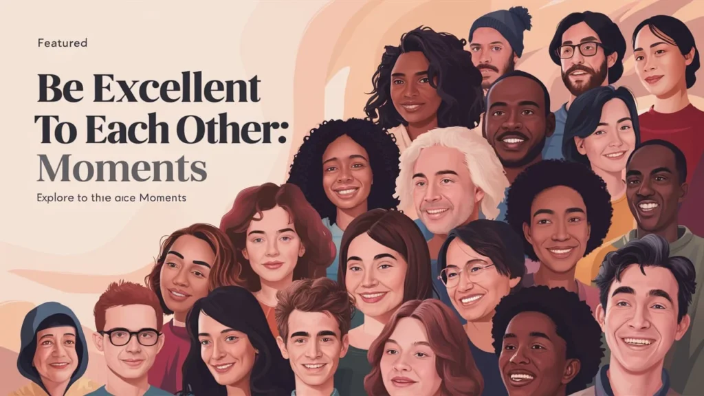 Be Excellent to Each Other" Moments