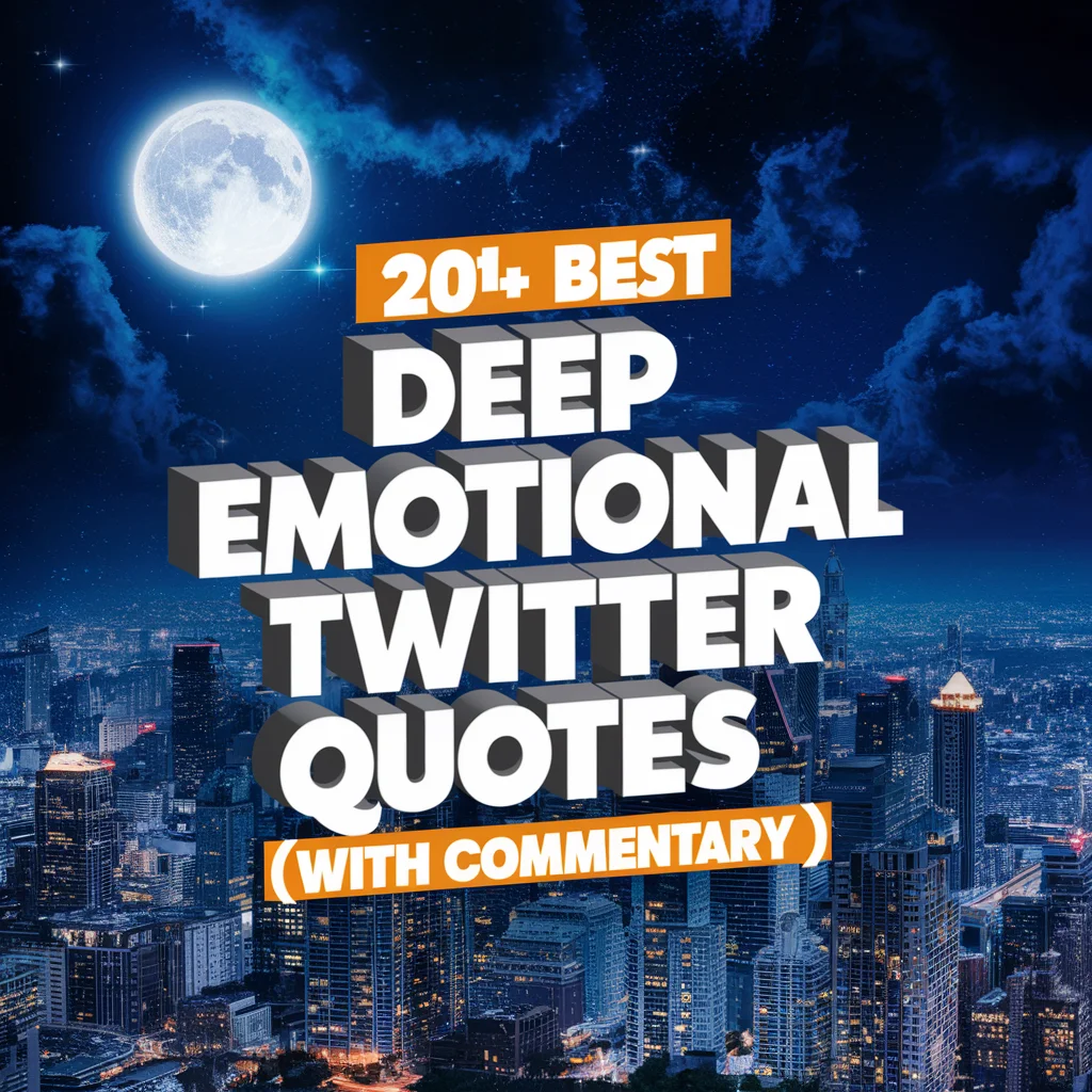 Best Deep Emotional Twitter Quotes