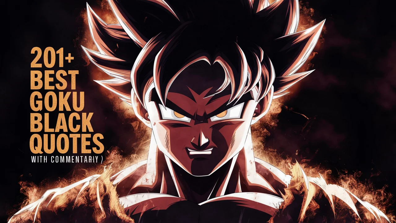 Best Goku Black Quotes