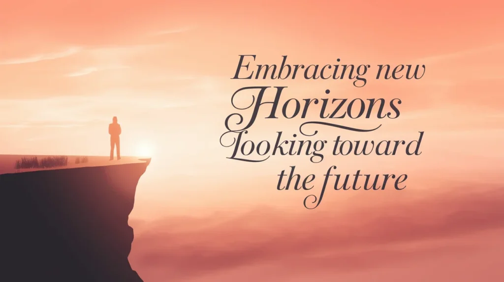 Embracing New Horizons Looking Toward the Future