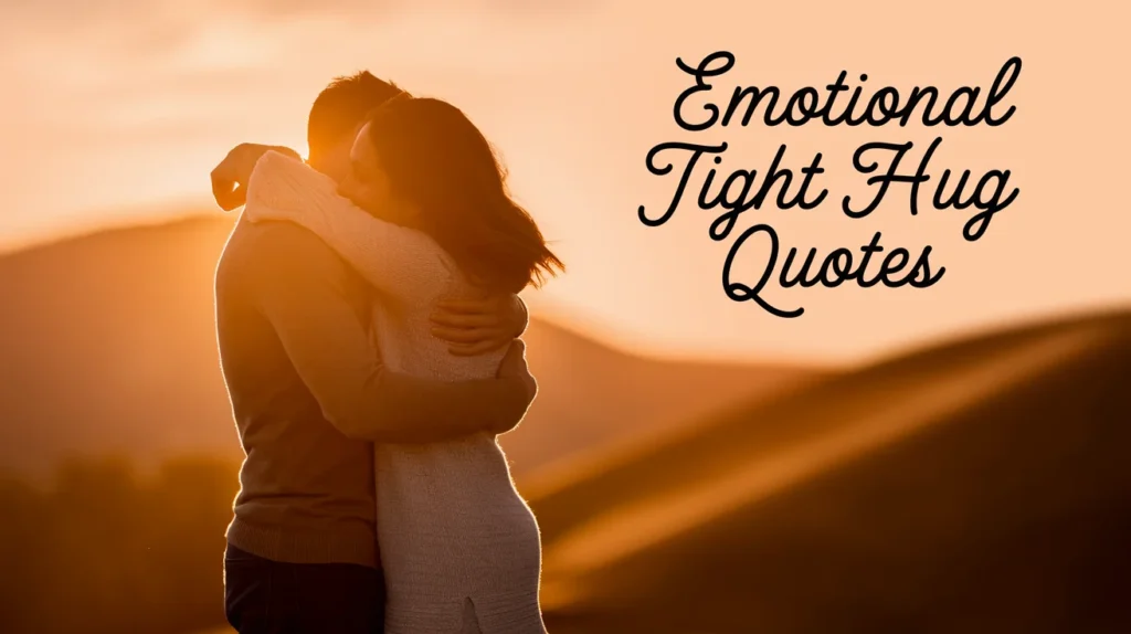 Emotional Tight Hug Quotes