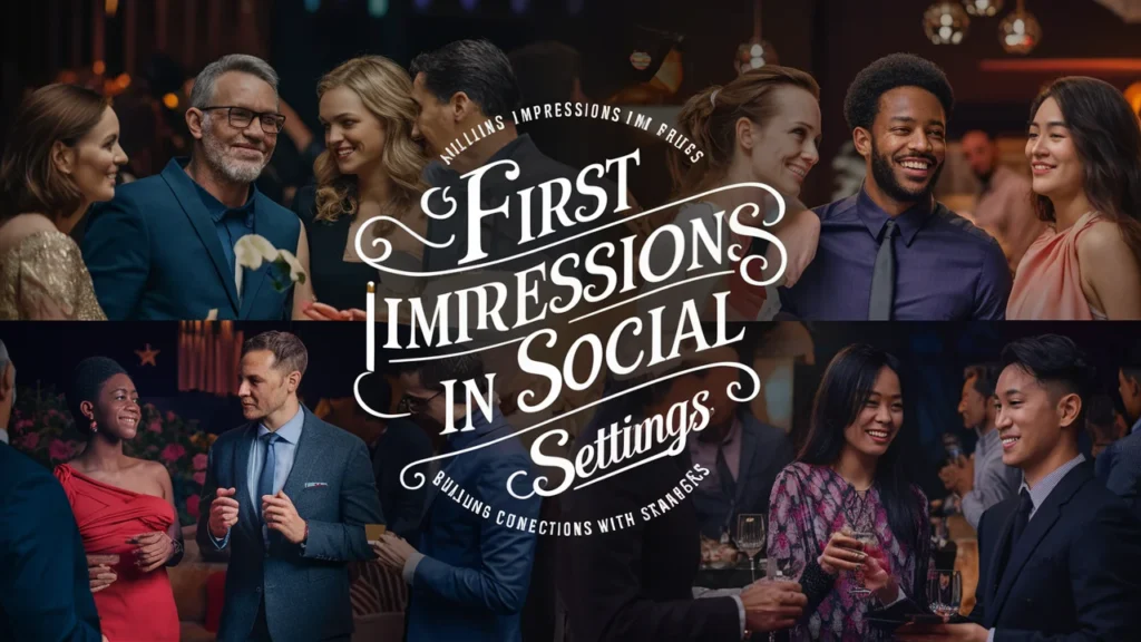 First Impressions in Social Settings Building Connections with Strangers