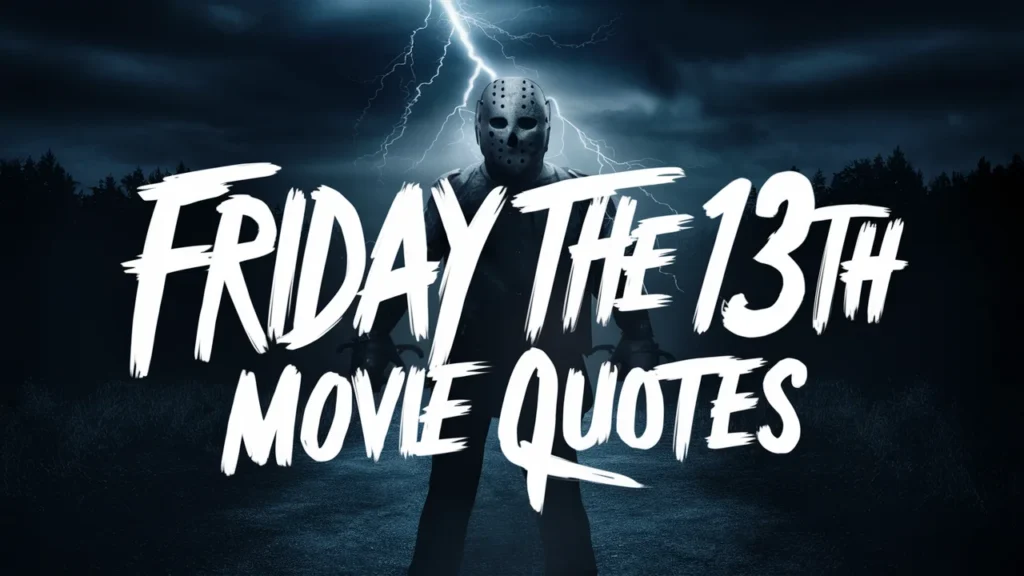 Friday the 13th Movie Quotes for Instagram