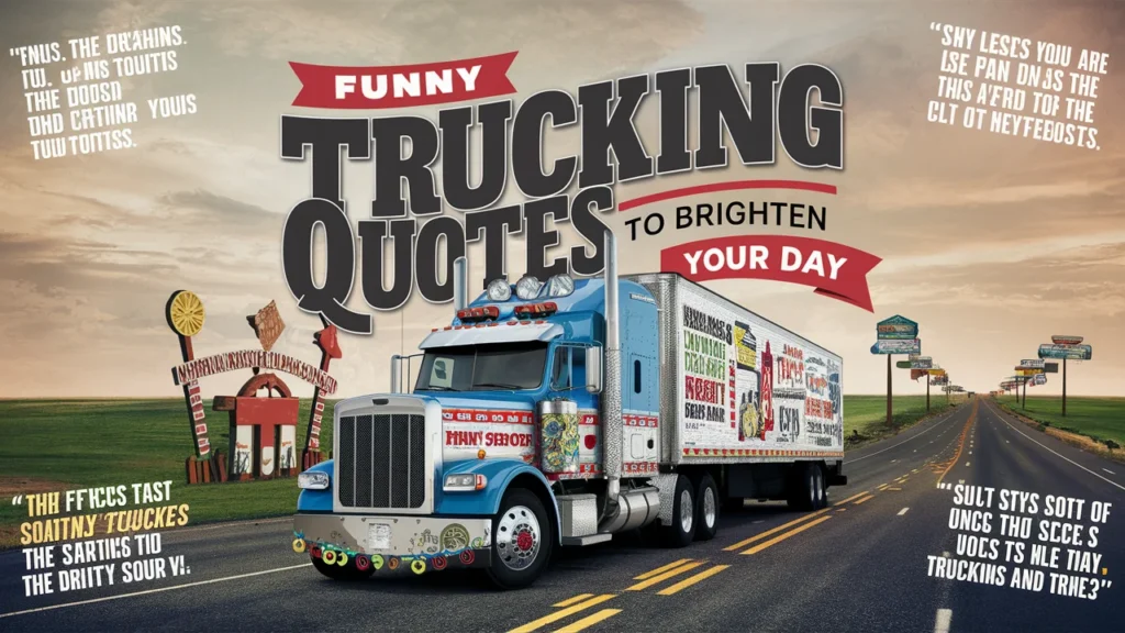 Funny Trucking Quotes to Brighten Your Day