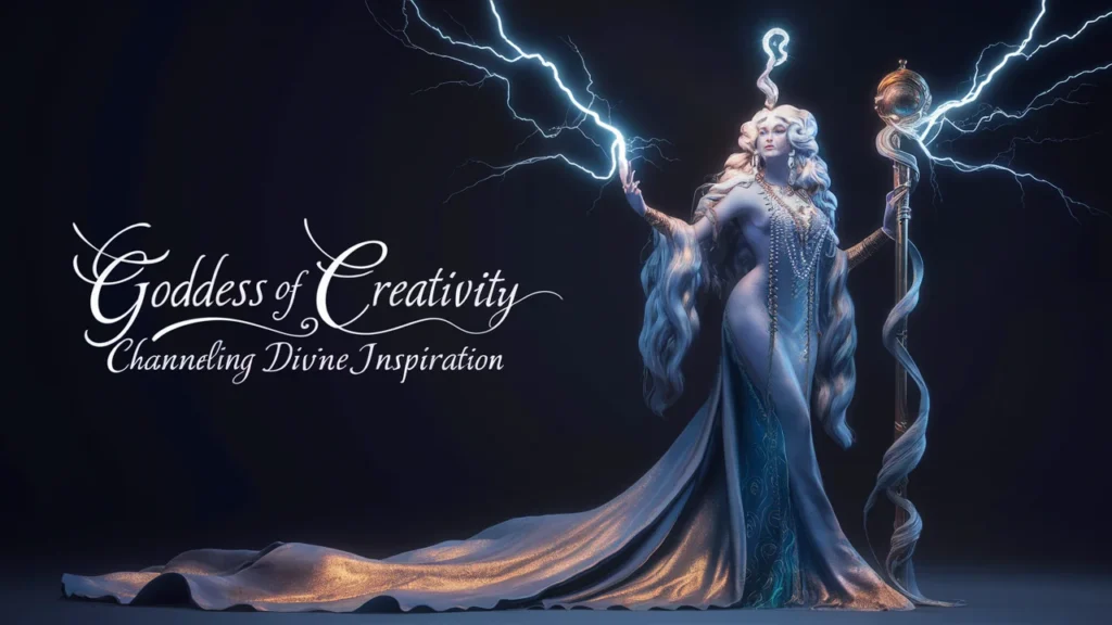 Goddess of Creativity Channeling Divine Inspiration