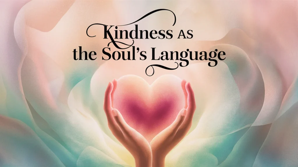 Kindness as the Soul’s Language