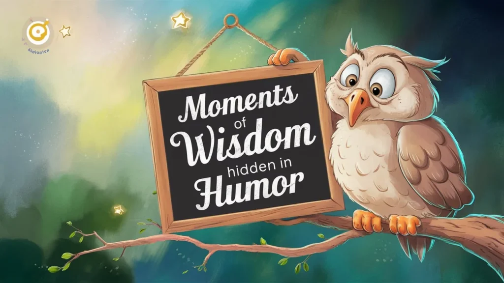 Moments of Wisdom Hidden in Humor