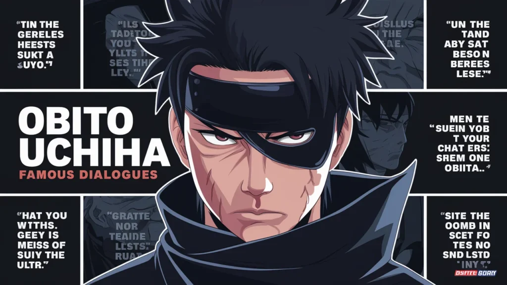 Obito Uchiha Famous Dialogues