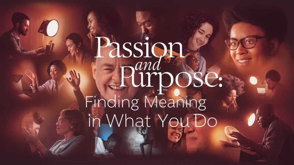 Passion and Purpose Finding Meaning in What You Do