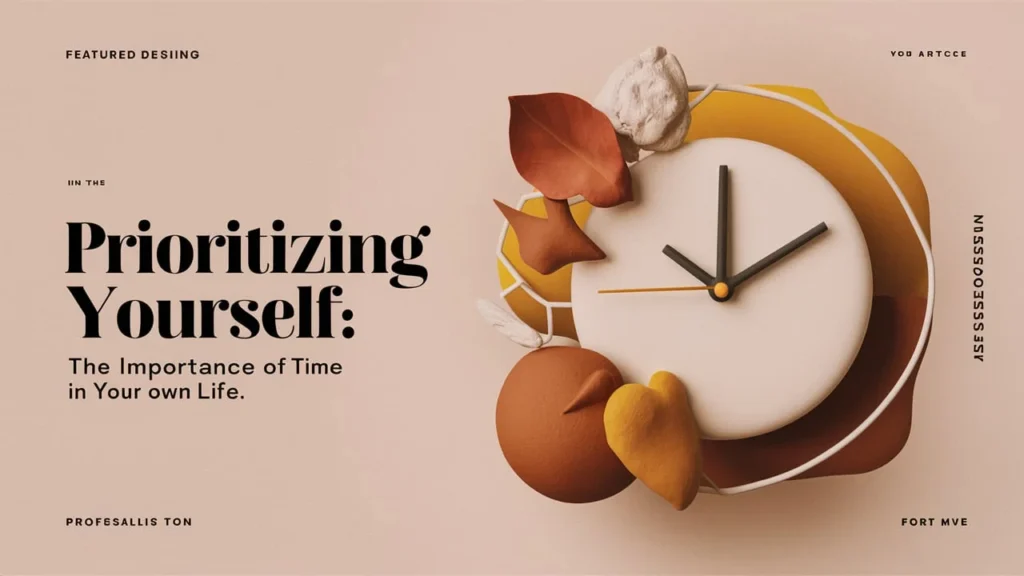 Prioritizing Yourself The Importance of Time in Your Own Life