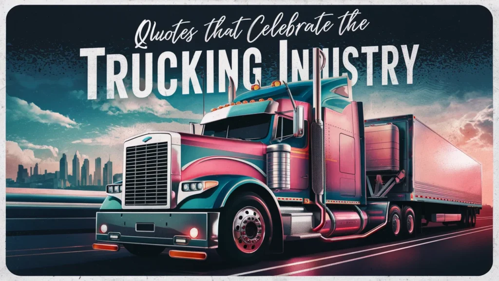 Quotes That Celebrate the Trucking Industry