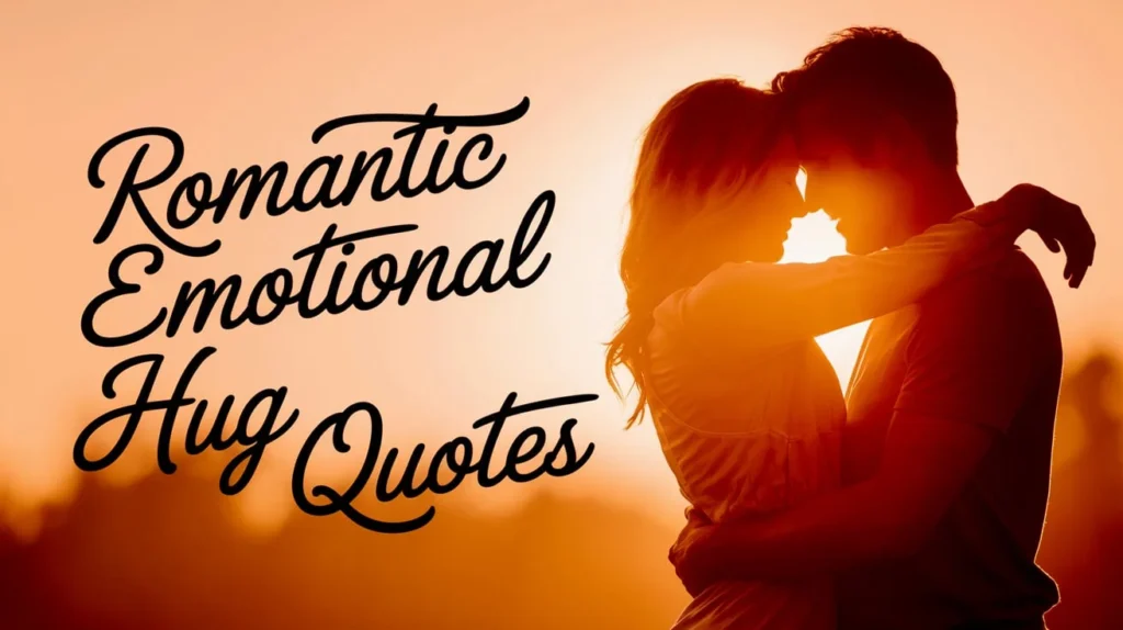 Romantic Emotional Hug Quotes