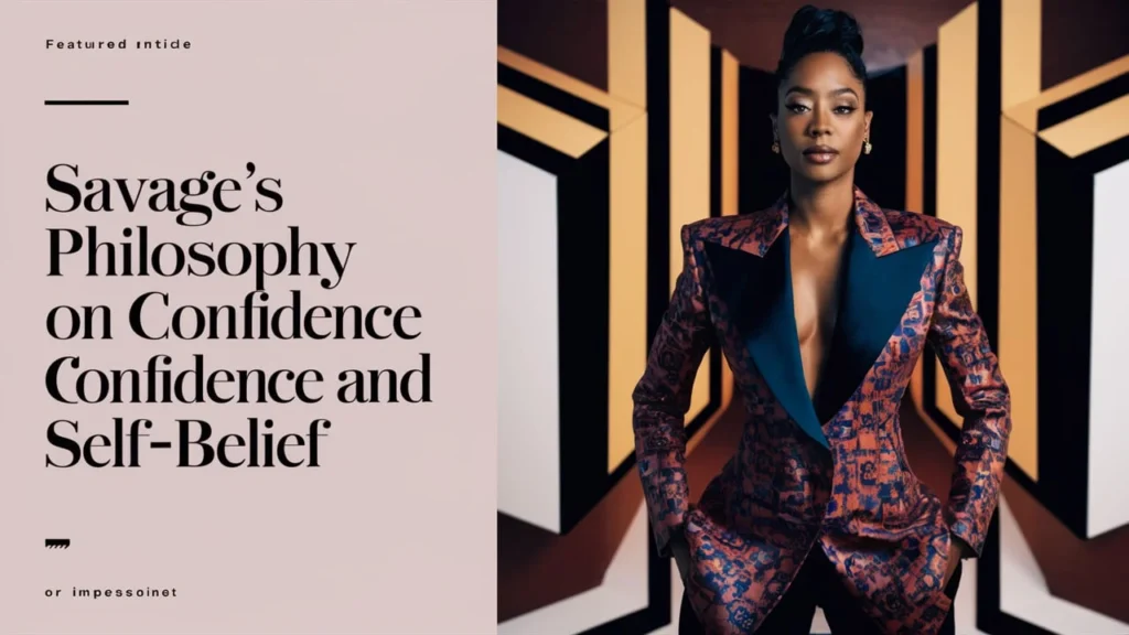Savage’s Philosophy on Confidence and Self-Belief