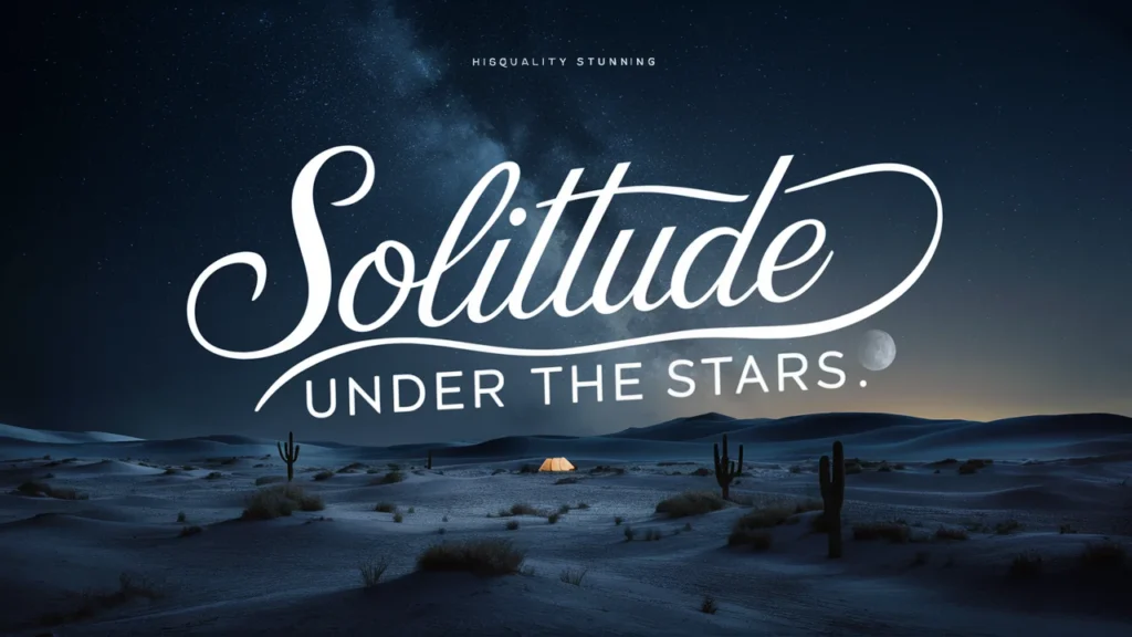 Solitude Under the Stars