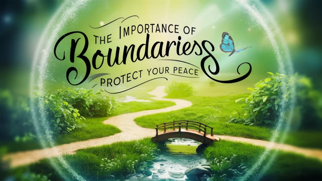 The Importance of Boundaries: Protect Your Peace