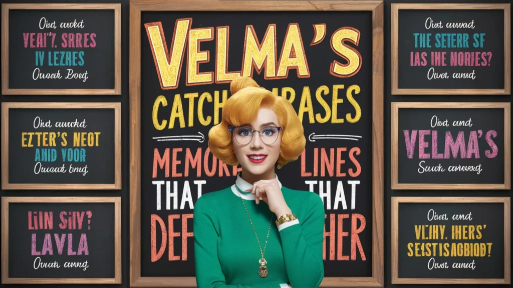 Velma’s Catchphrases Memorable Lines That Define Her