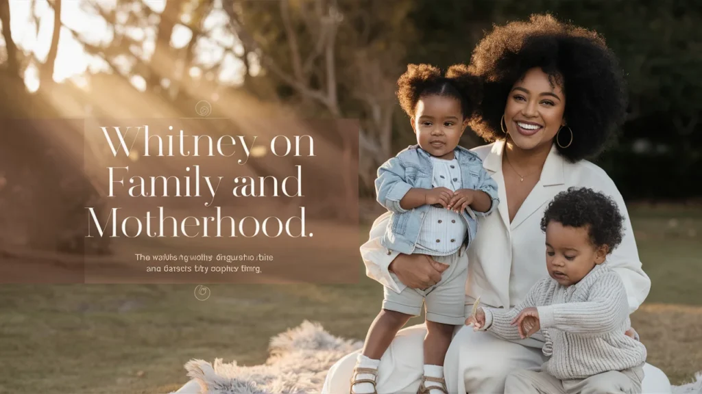 Whitney on Family and Motherhood