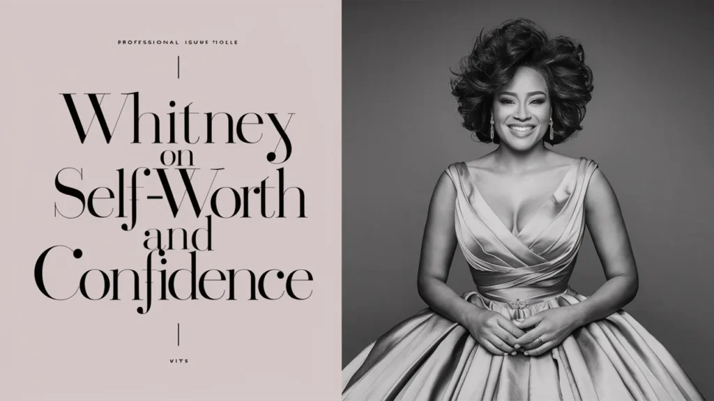 Whitney on Self-Worth and Confidence