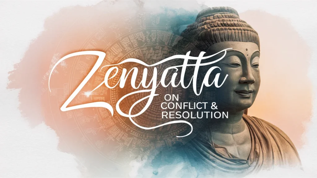 Zenyatta on Conflict and Resolution