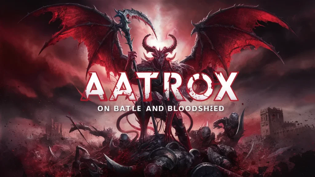 Aatrox on Battle and Bloodshed
