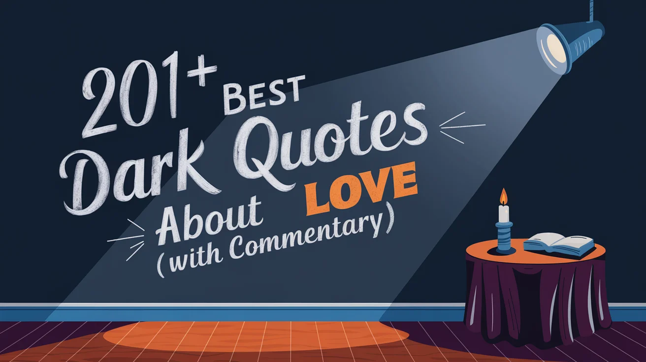 Best Dark Quotes About Love