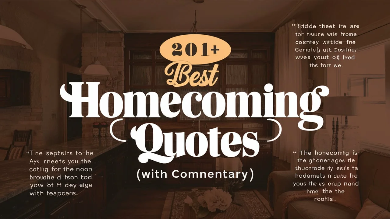Best Homecoming Quotes