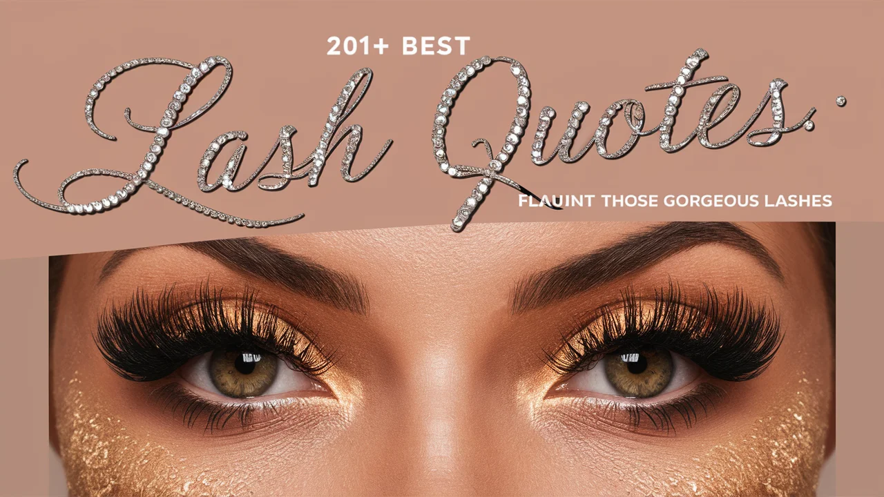 Best Lash Quotes: Flaunt Those Gorgeous Lashes