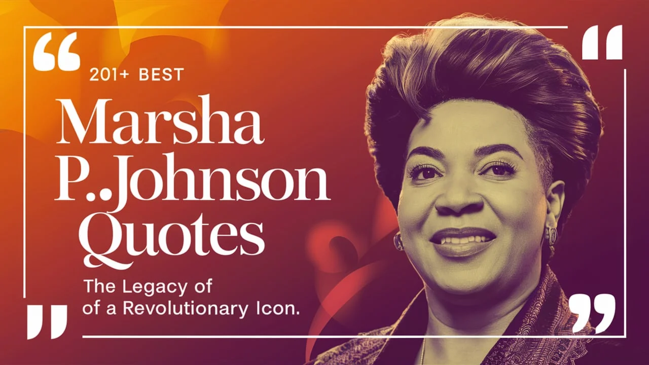 Best Marsha P. Johnson Quotes