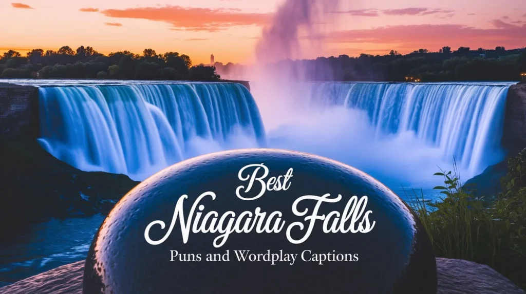 Best Niagara Falls Puns and Wordplay Captions