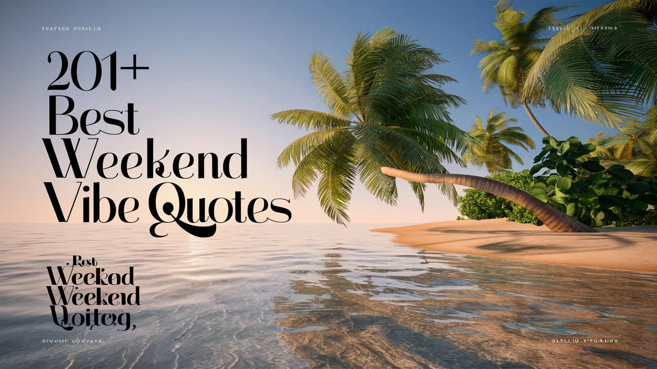 Best Weekend Vibe Quotes