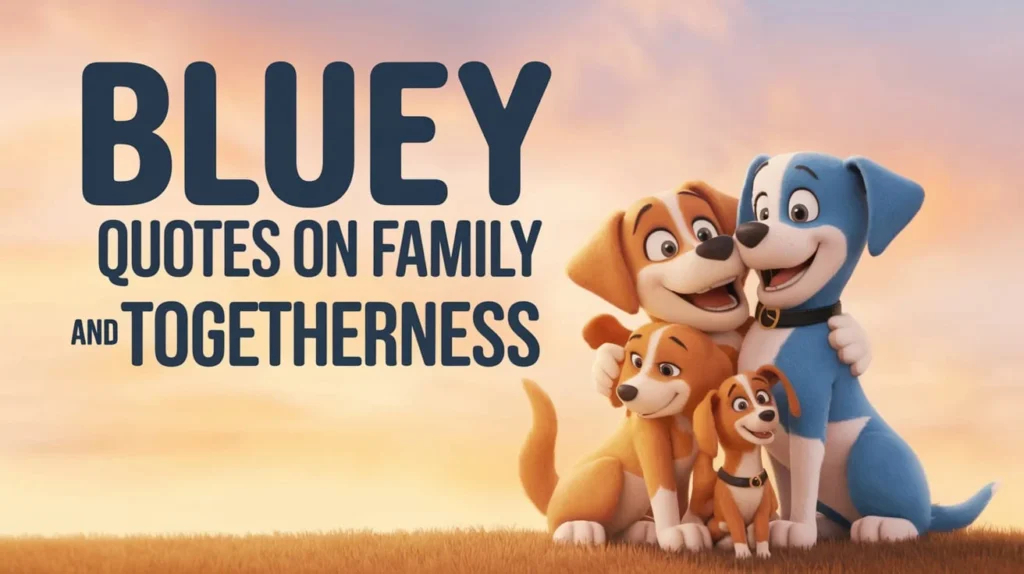 Bluey Quotes on Family and Togetherness