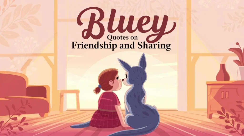 Bluey Quotes on Friendship and Sharing