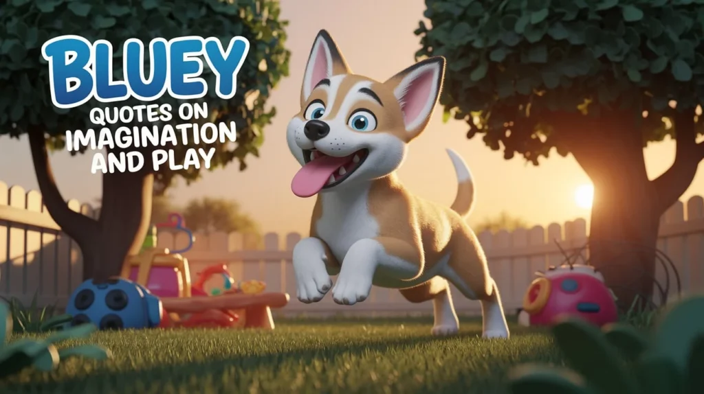 Bluey Quotes on Imagination and Play